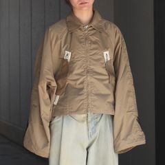 【残り一点】ナイロンタフタショートジップブルゾン