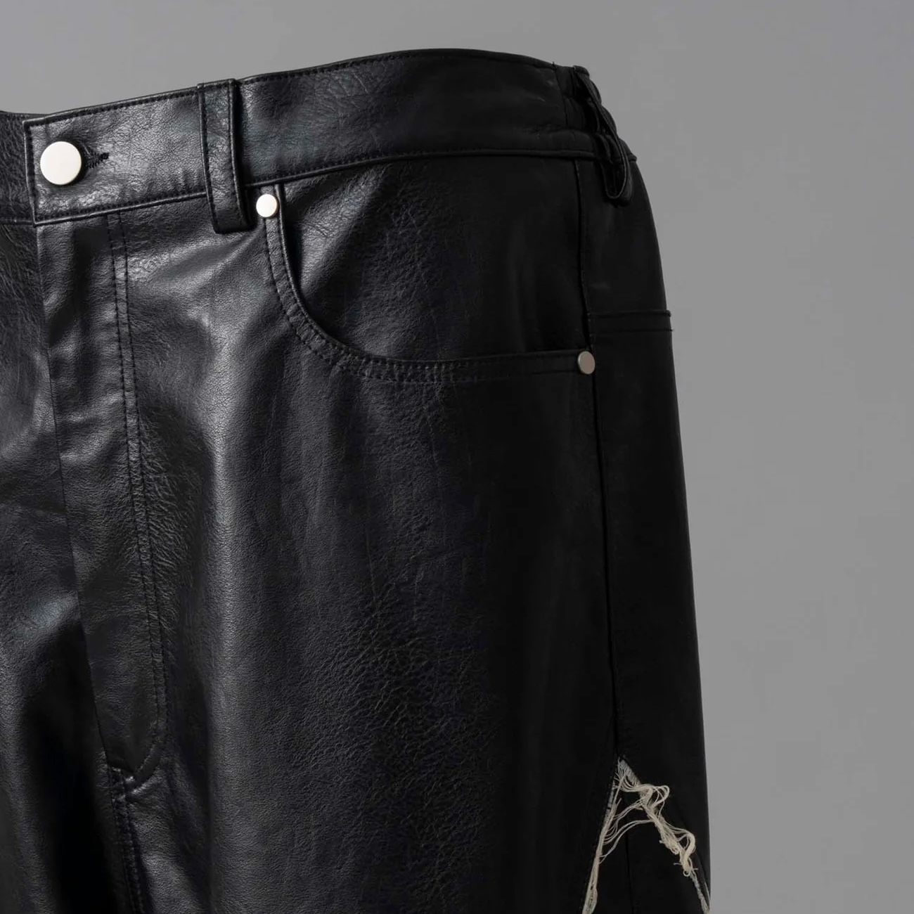 【残り一点】Artificial Leather Wide Leg Pants