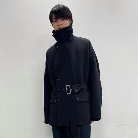 【残り一点】Chin Strap Belt Coat