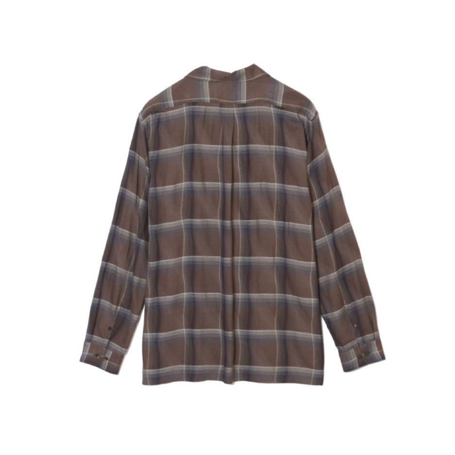 【残り一点】Ombre Plaid Flap Pocket Shirts(CHECK)