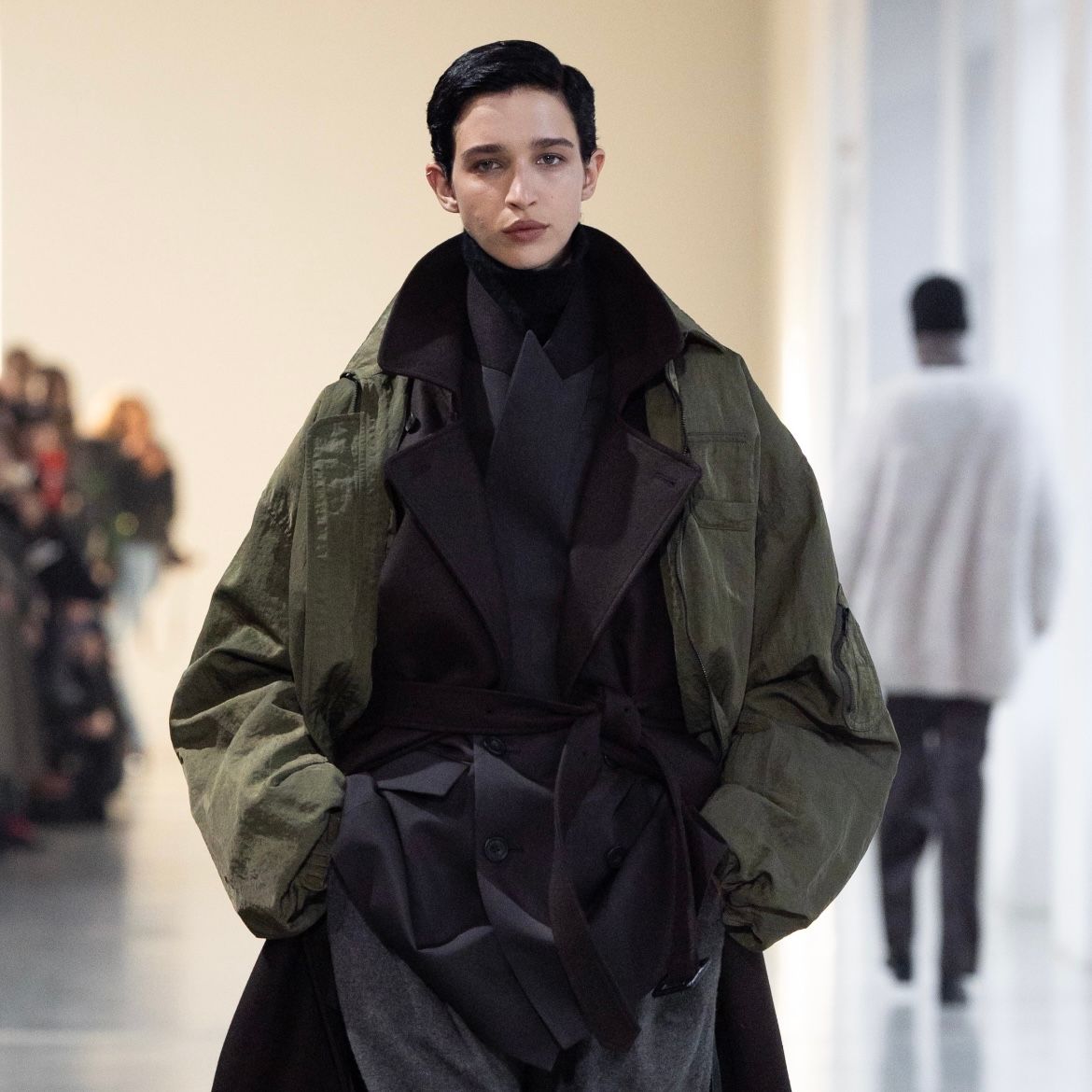 【残りわずか】Bio Washed Nylon Oversized Fight Jacket