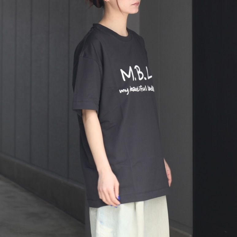 【残り一点】MBLロゴ刺繍Tee