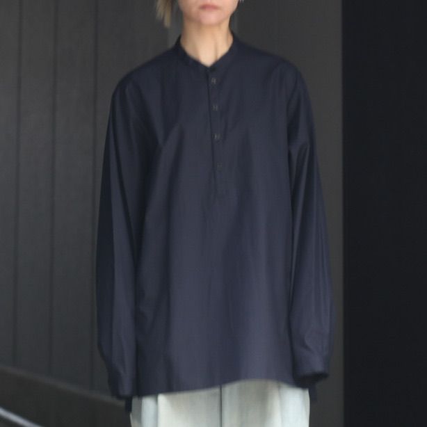 【残り一点】Suvin Broad Band Collar Shirt