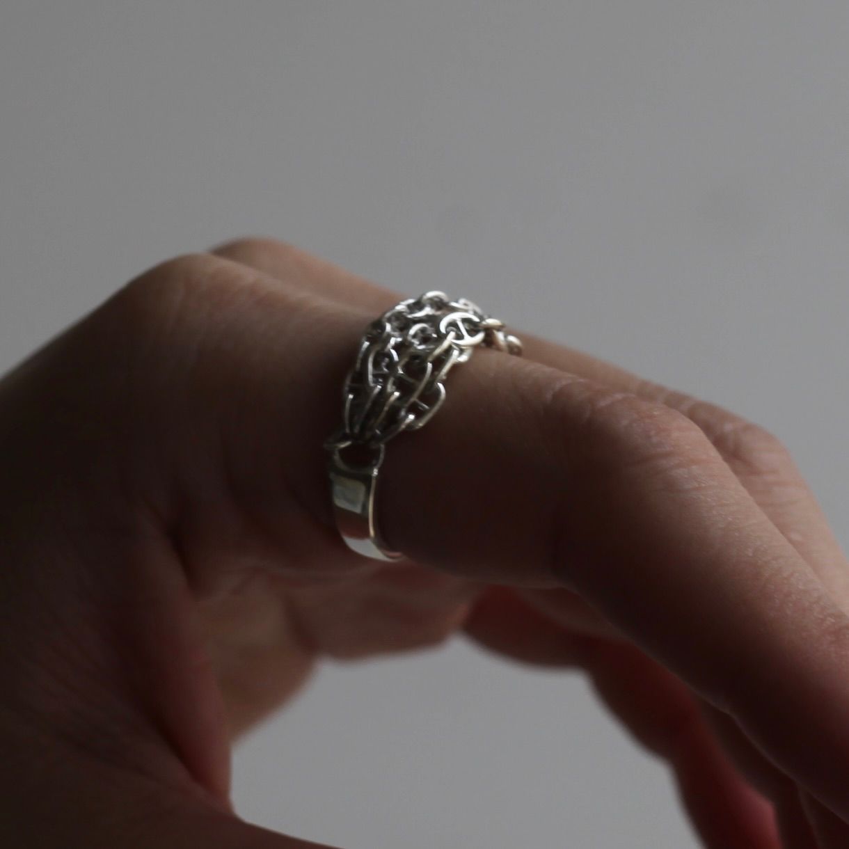 【残り一点】Anchor Chain Cluster Ring