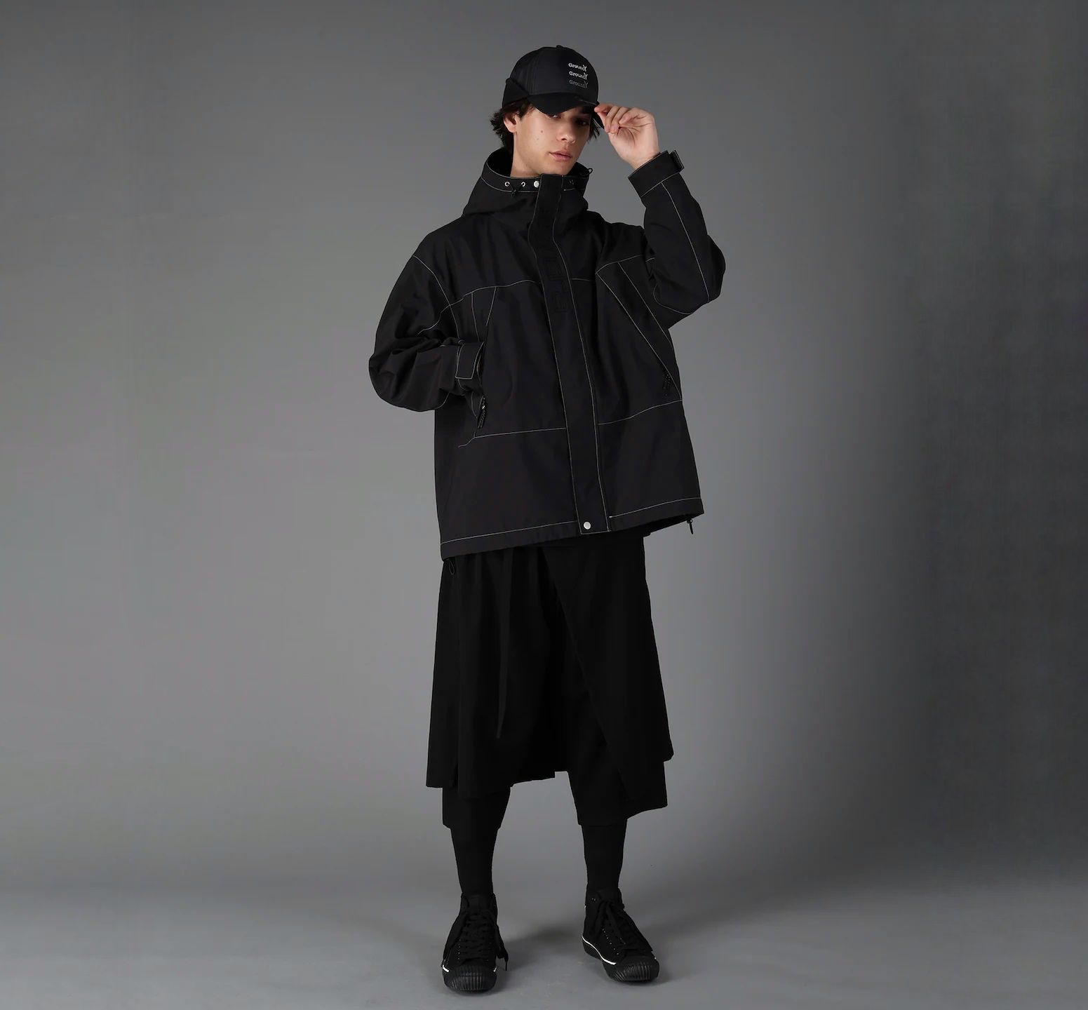 【残りわずか】OD3930FD GY Logo Cap