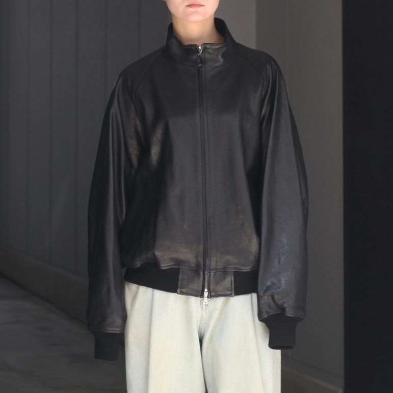 【残りわずか】Lamb Leather Weekend Jacket