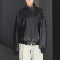 【残りわずか】Lamb Leather Weekend Jacket