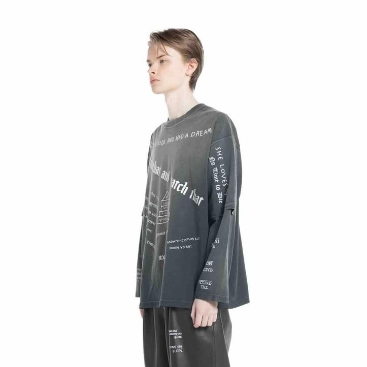 【残り一点】"TATTOO" Switching Tee
