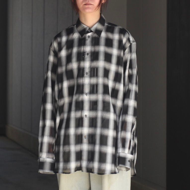 【残り一点】シズルチェックL/Sシャツ