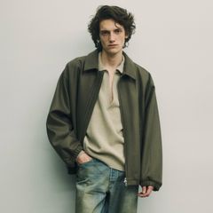【残り一点】Melton Oversized Zip Jacket