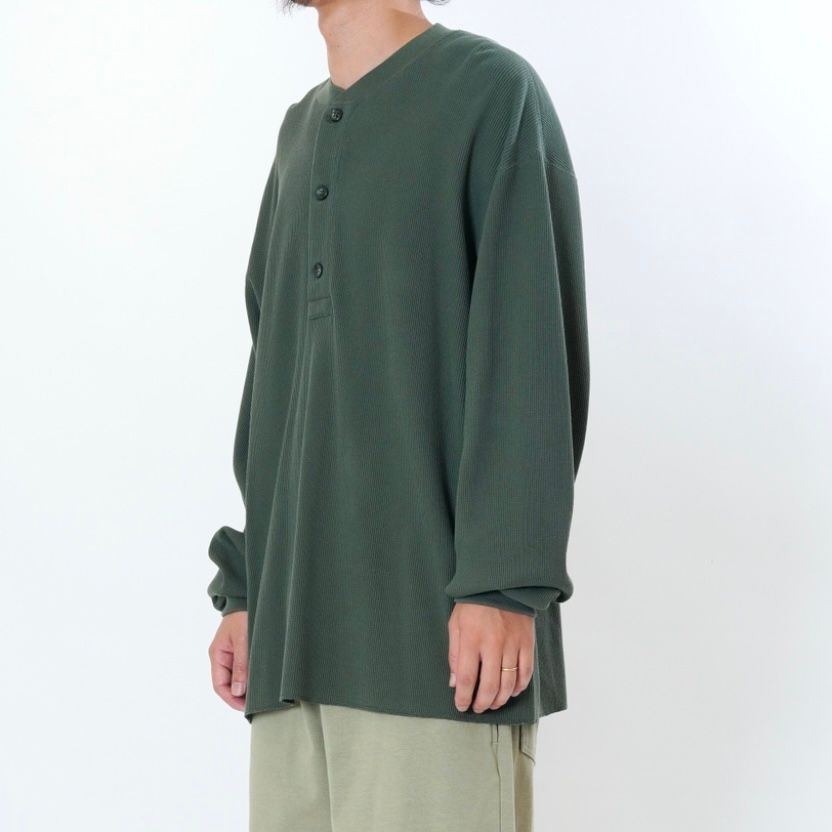 【残り一点】Waffle Henry Neck L/S T-Shirts