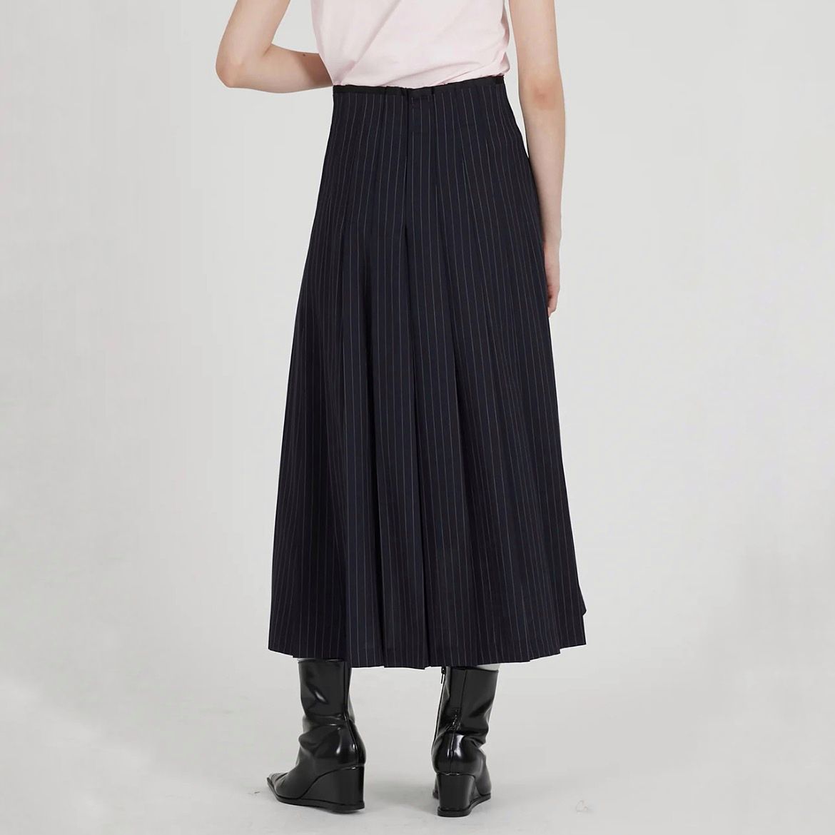 【残り一点】Irregular Pleated Skirt