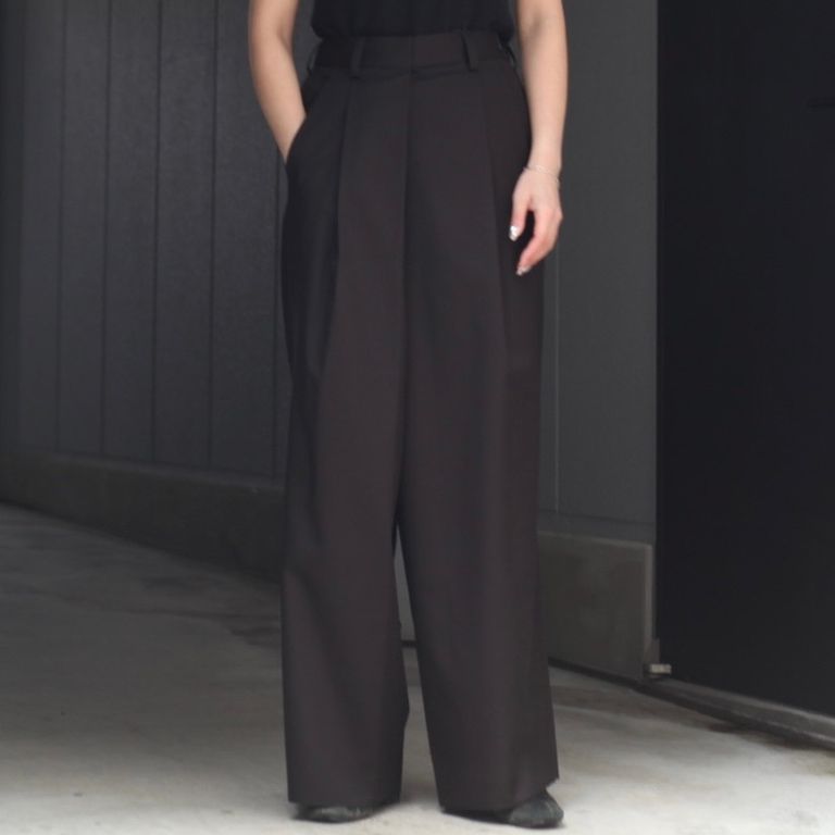 ssstein - 【残りわずか】Overtucked Extra Wide Trousers(2/72 WOOL 