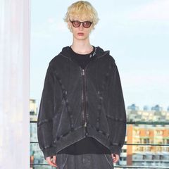 【残り一点】Piping Pigment Dye Zip Parka