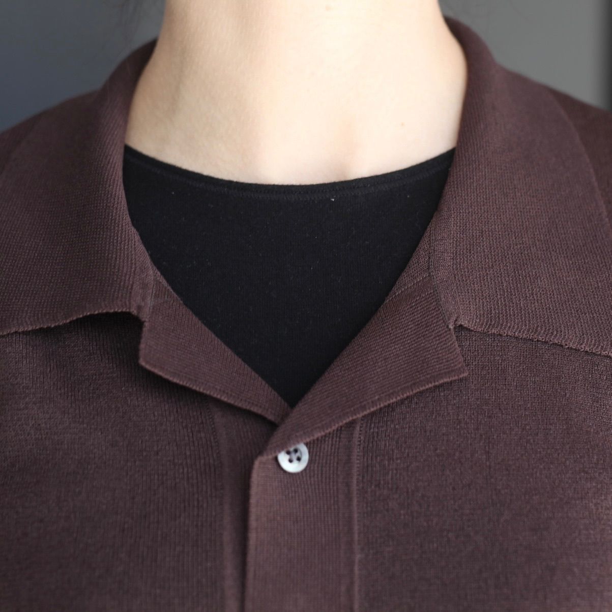 【残り一点】Washi Open Collar S/S Shirt