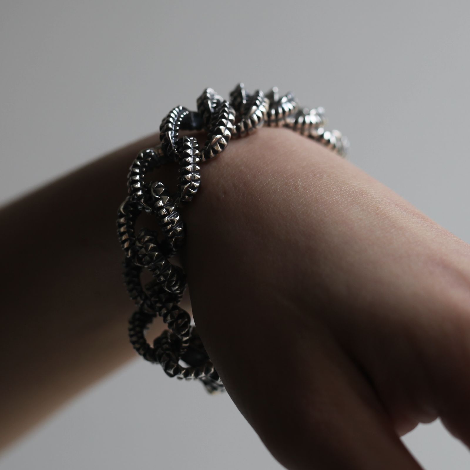 【お取り寄せ注文可能】Cuban Chain Bracelet(SILVER×GOLD)