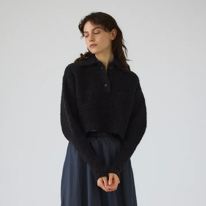 【残り一点】Boucle Short Knit