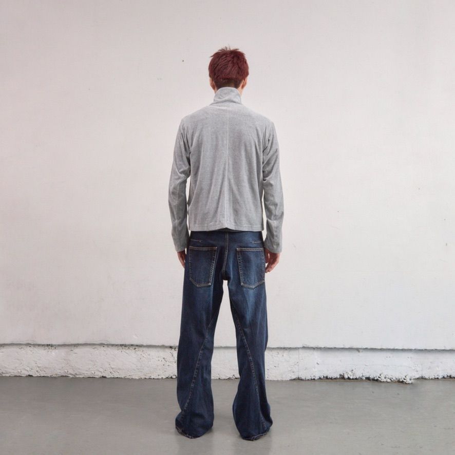 【残りわずか】3D Twisted Wide Leg Jeans