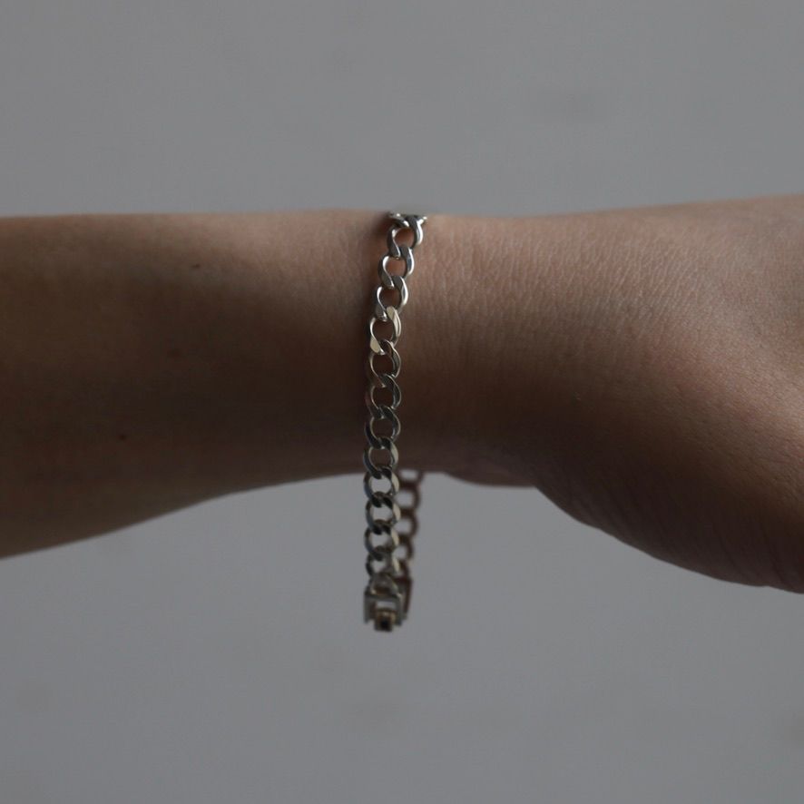【お取り寄せ注文可能】ID Bracelet_M(SILVER)