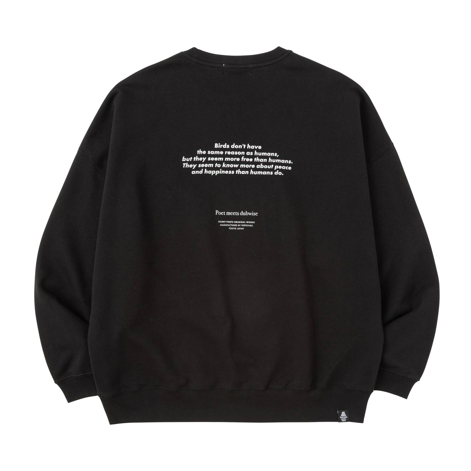 【残り一点】Bird Inkjet Oversized Sweat