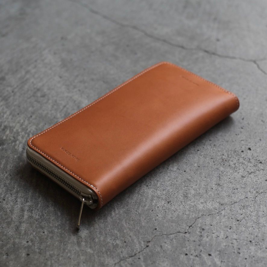 【残りわずか】Long Zip Purse(TAN)