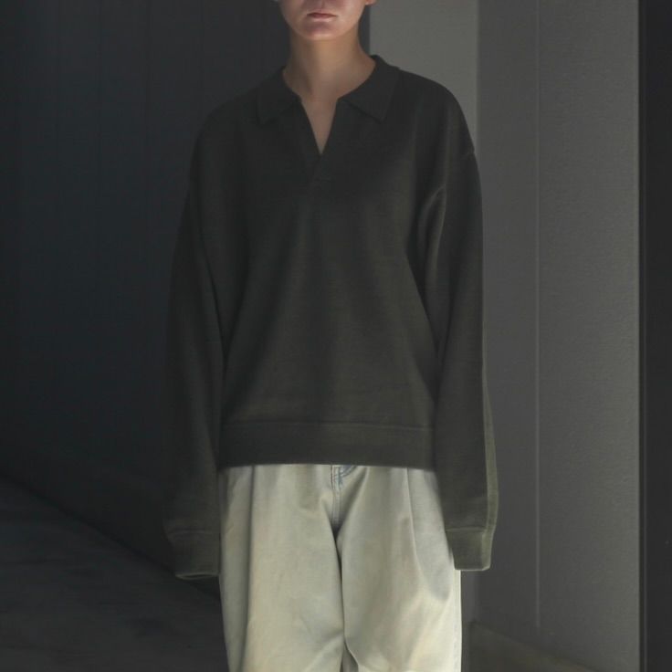 【残り一点】Co/Wo Moss Stitch Skipper