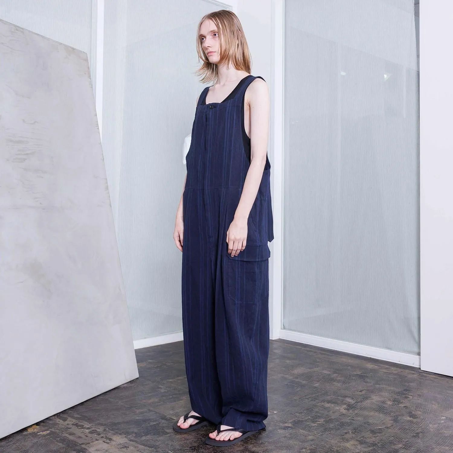 【残り一点】テクニカルオーバーオール(LINEN/COTTON)