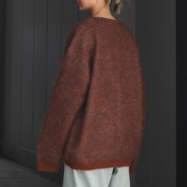 正規激安 YOKE Mix 4COLOR MIX JACQUARD MOHAIR CARDIGAN Cardigan