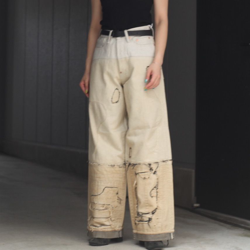 【残り一点】Stratum Denim Pants Wide Cut