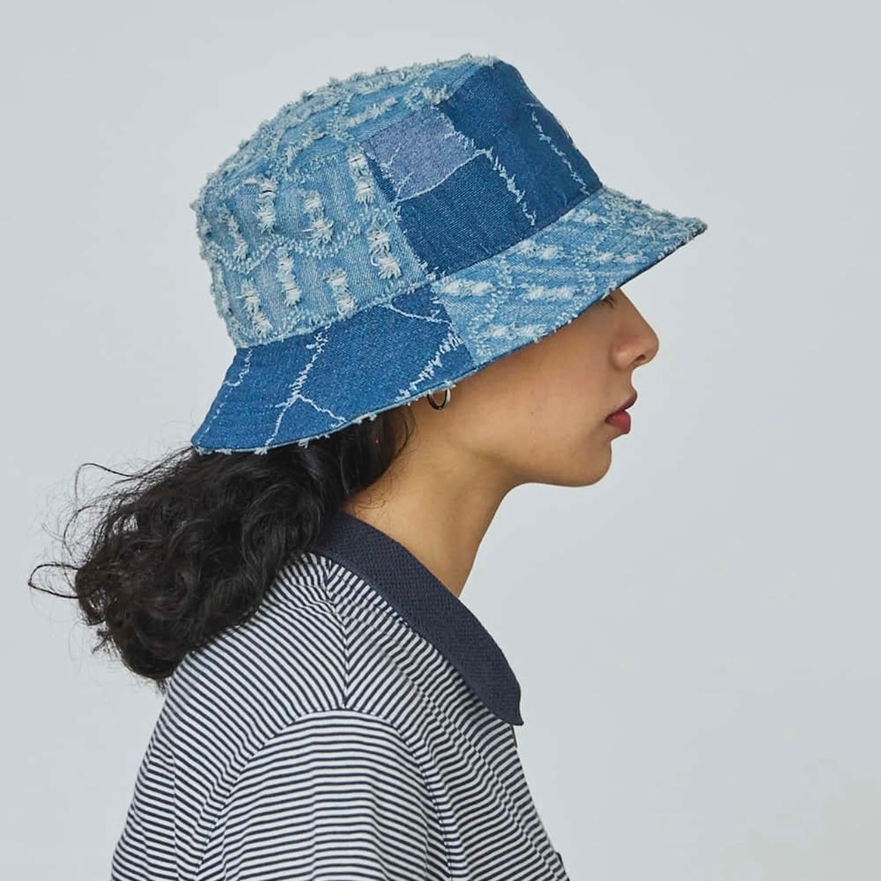 【残り一点】Denim Mashup Bucket
