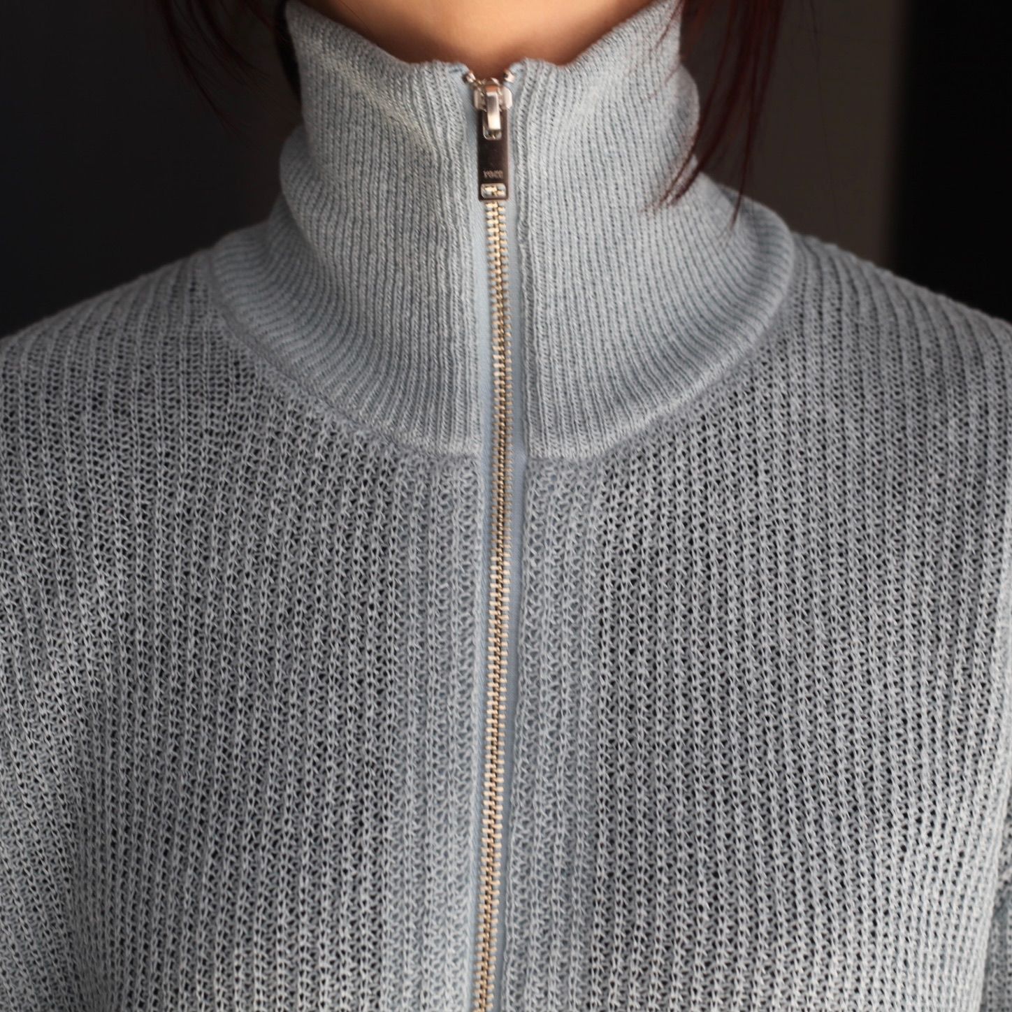 YOKE - 【残り一点】Washi Rayon Sheer Drivers Knit | ACRMTSM