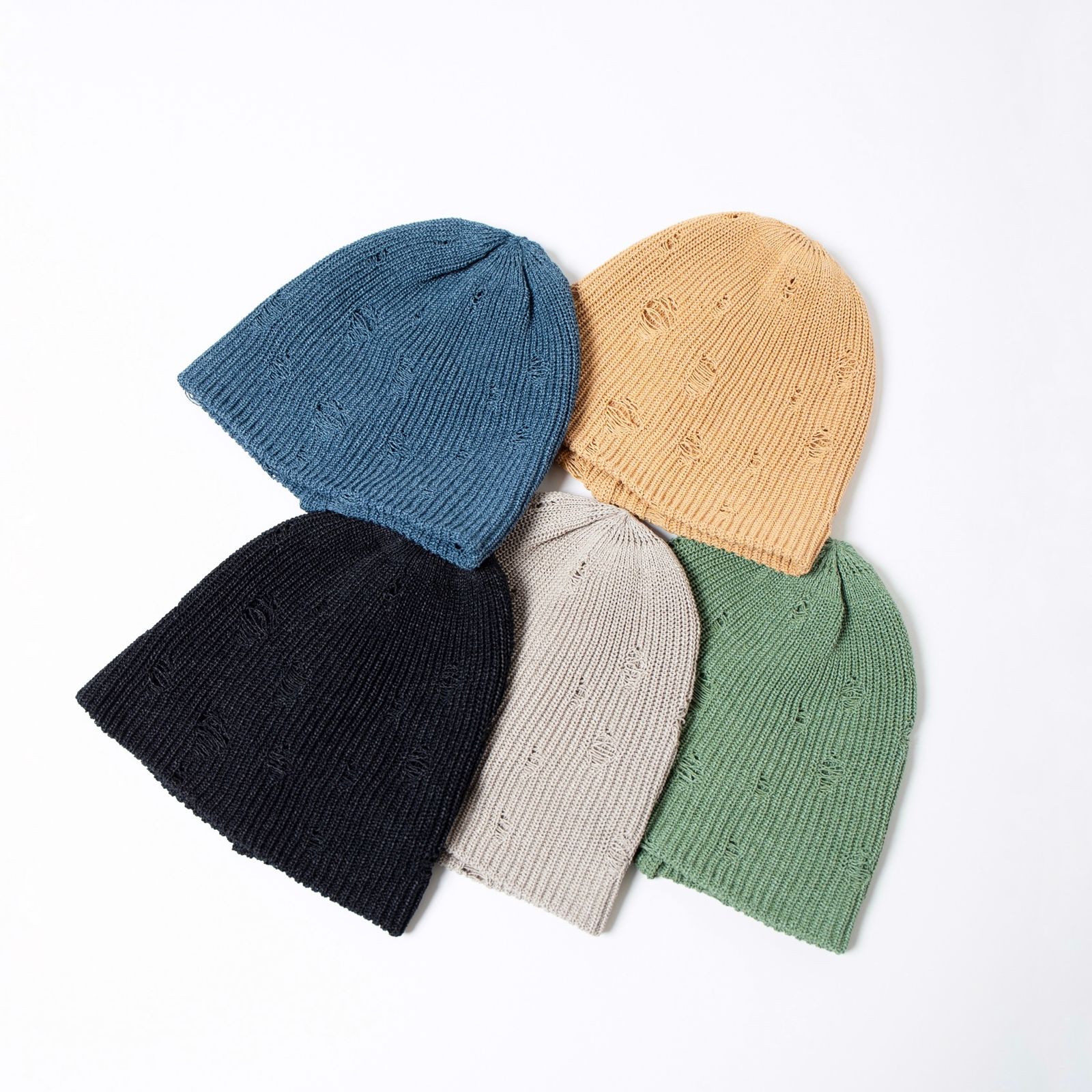 【残り一点】Damage Summer Knit Beanie