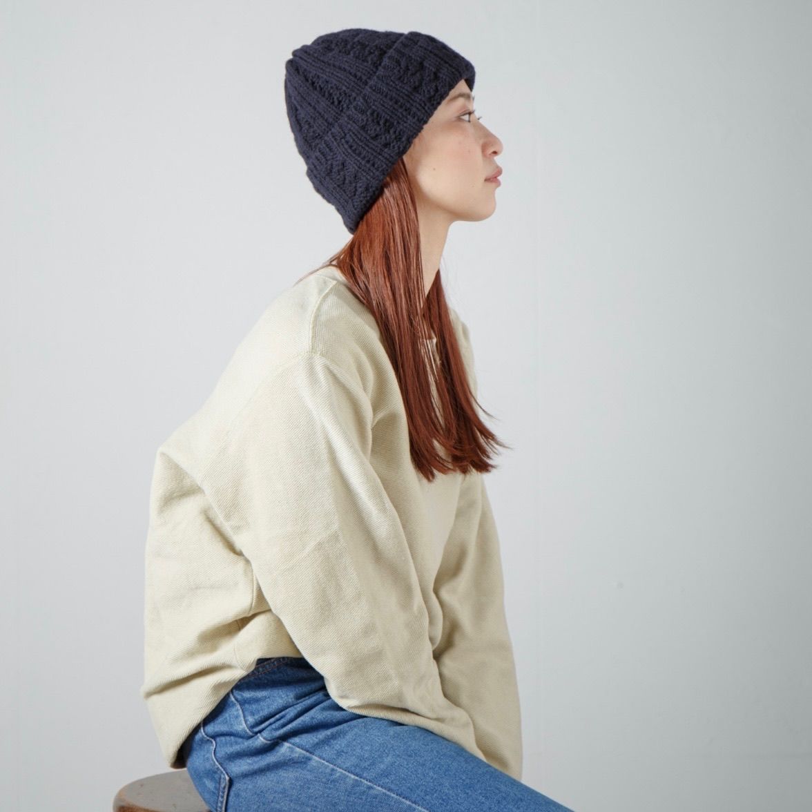 【残り一点】Insideout Cable Knit Cap