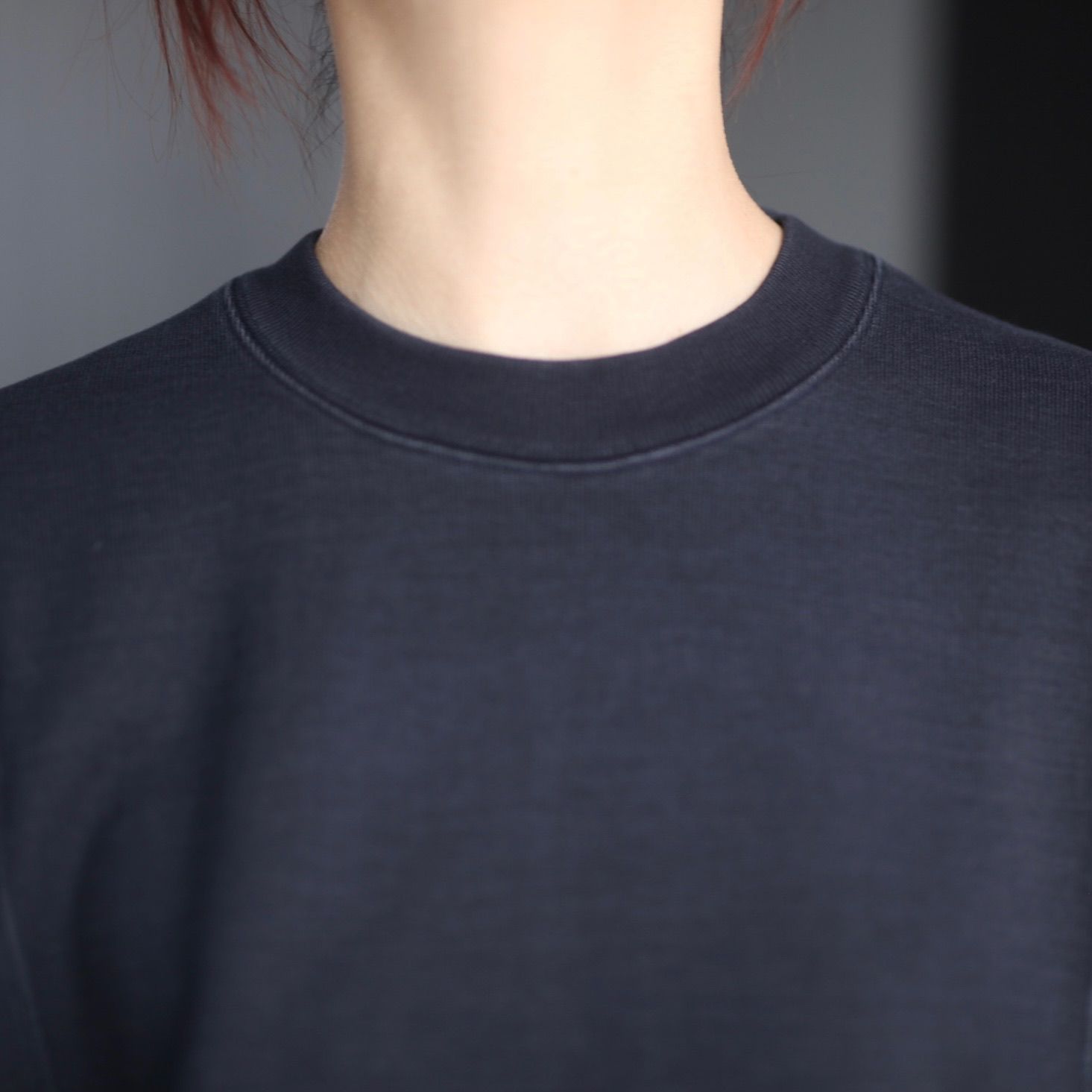 【残り一点】Untwisted Yarn Fade Sweat LS