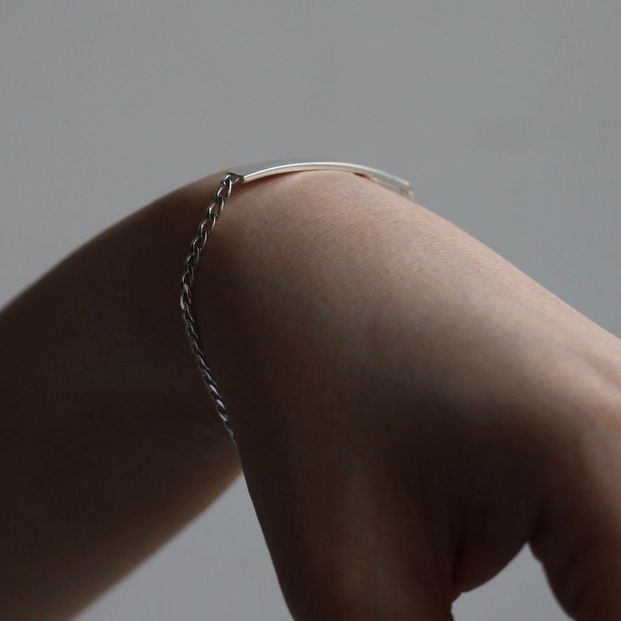 【お取り寄せ注文可能】ID Bracelet_XS(SILVER)