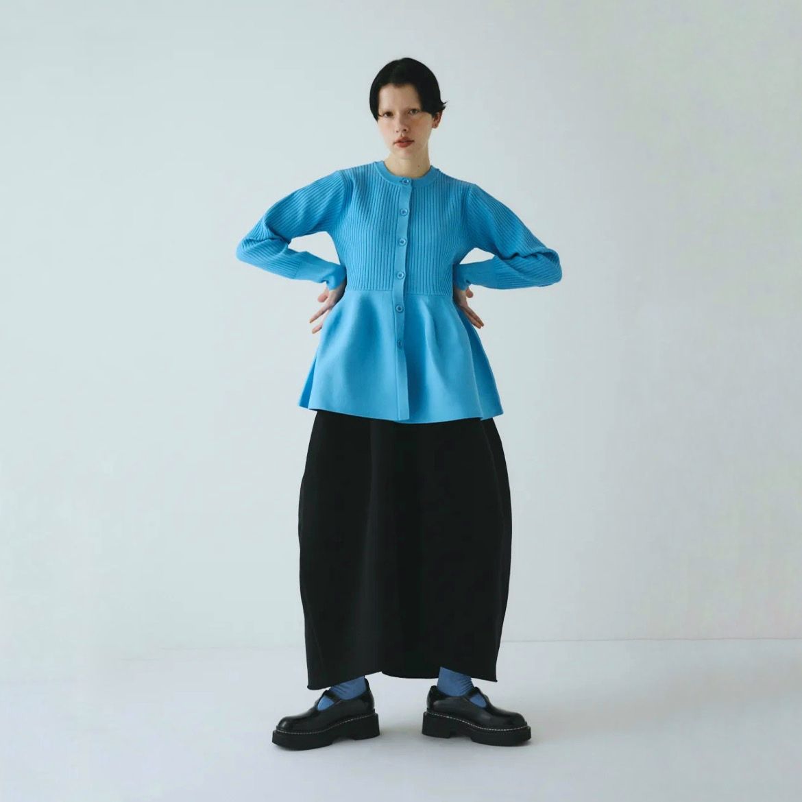 【残り一点】Jersey Volum Knit Skirt
