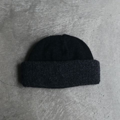 【残りわずか】WO/AL Knit Cap(BLACK)