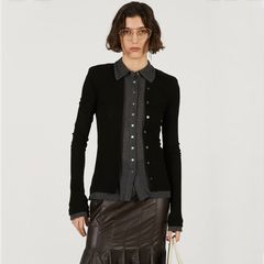 【残り一点】ダブルフロントジャージーシャツ