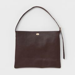 【残り一点】Twist Buckle Bag_L(DARK BROWN)