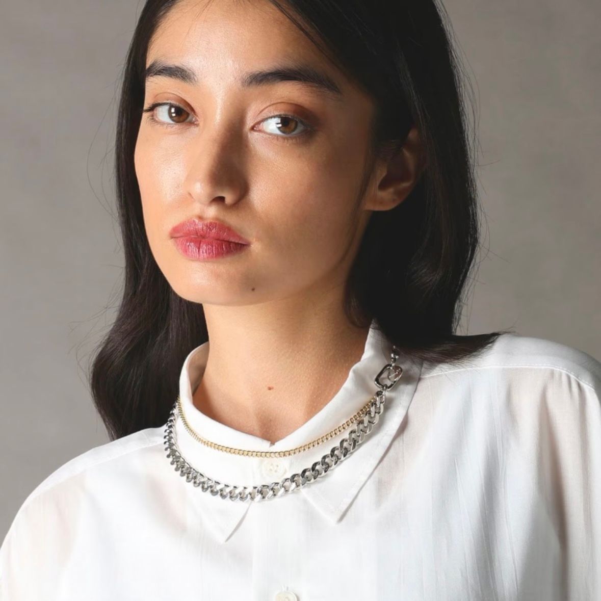 【残り一点】ラウンドネックレス(GOLD)