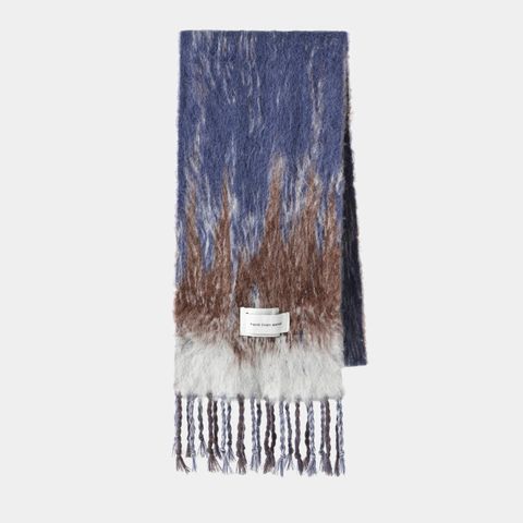 【残り一点】Gradient Jacquard Knit Scraf