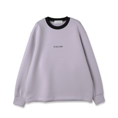【残り一点】Cullni Logo Embroidery Long Sleeve Pullover