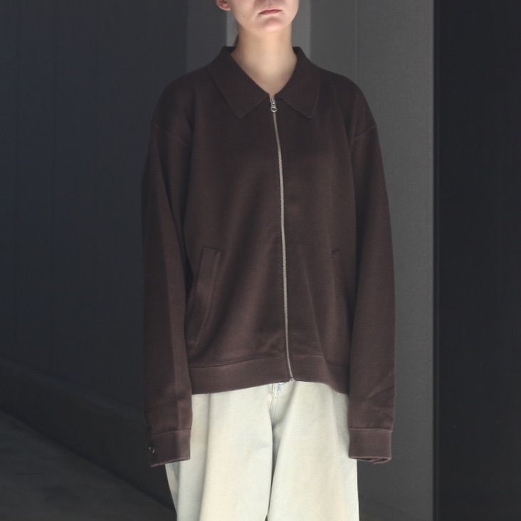 【残り一点】Co/Wo Moss Stitch Zip Blouson