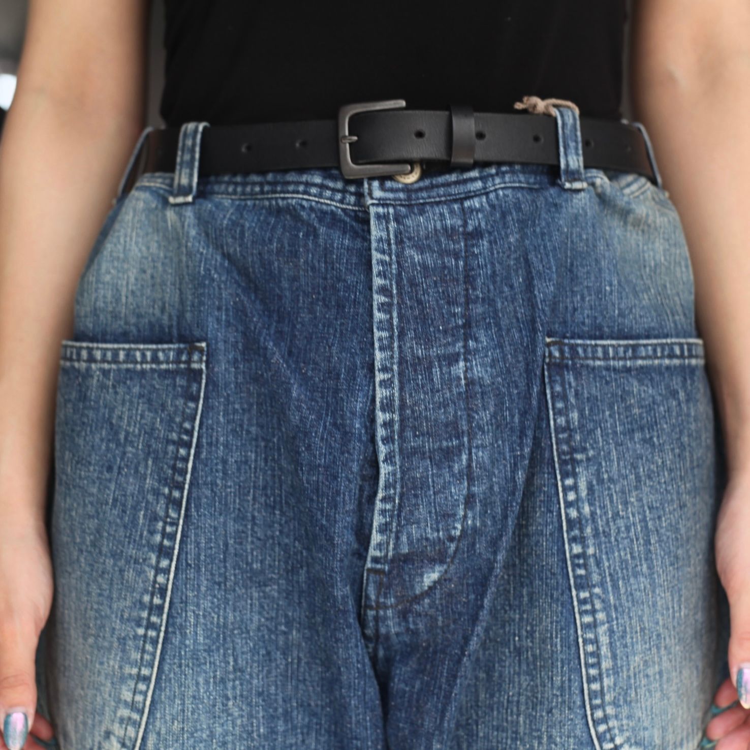 【残り一点】Navy Denim Utility Pants