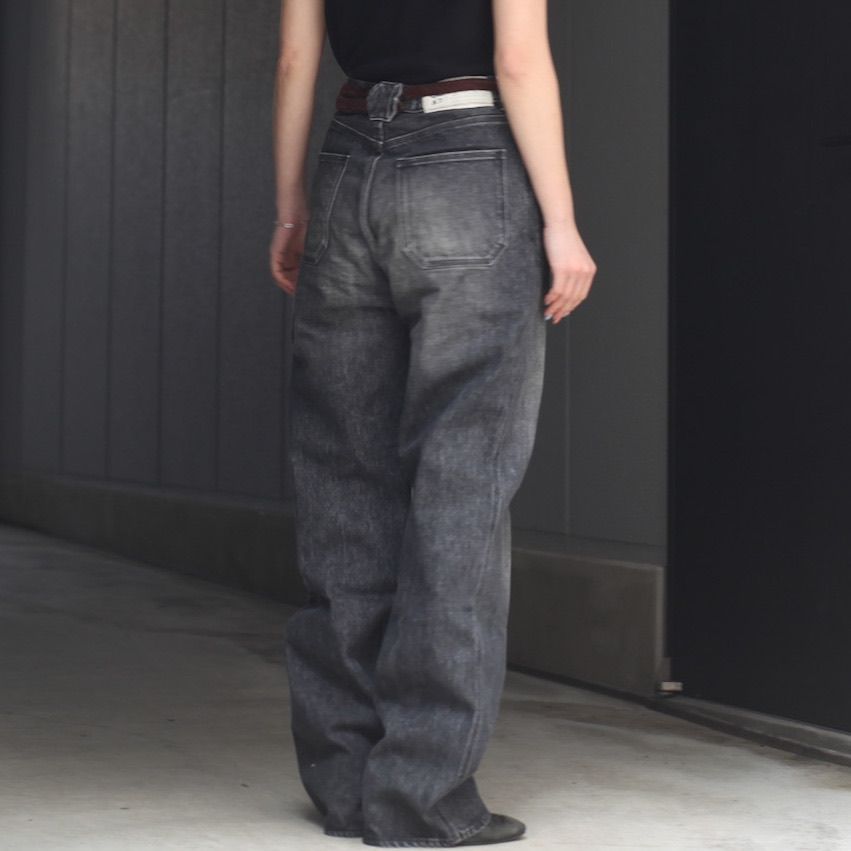 パンツ OUAT OFFICE JEANS 25ss OUAT】オフィスジーンズ ブルー・ブラック | 日本製 ストレート