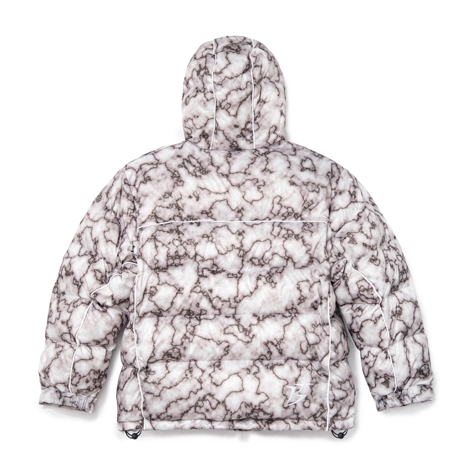 【残り一点】B Logo Hooded Down Jacket