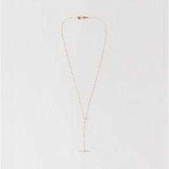 【お取り寄せ注文可能】K10YG Ball Chain Lariat Necklace