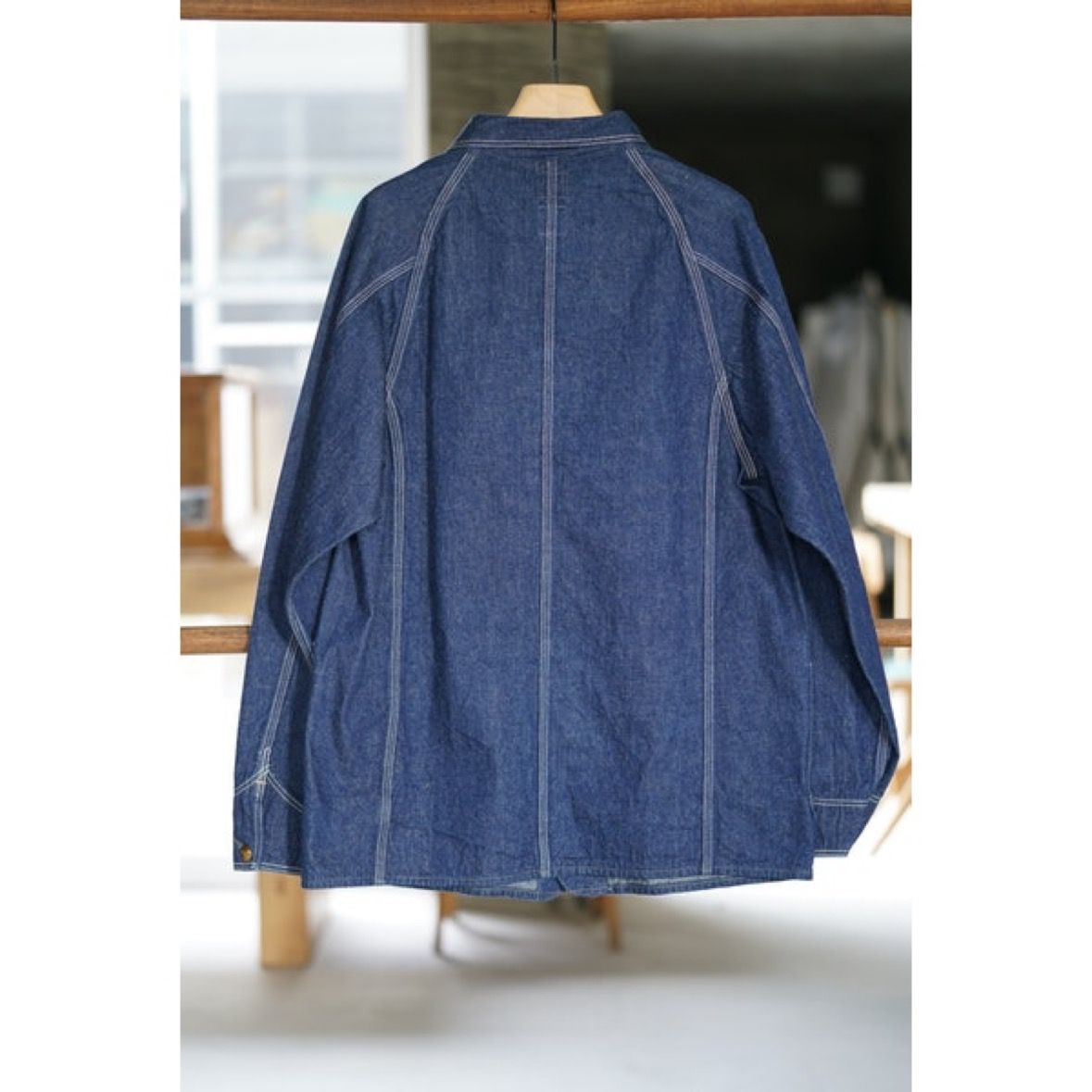 リトルオアスロウ1950's ノーカラー　デニム カバーオール 1 orSlow - 【残り一点】1950's Coverall(ONE WASH) | ACRMTSM
