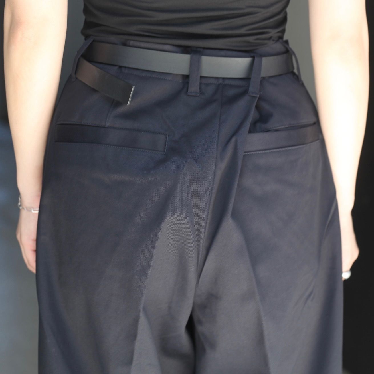 【残り一点】2Tuck Wide Chino Trousers