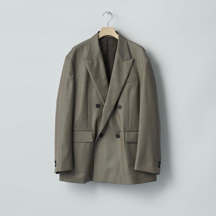【残り一点】Extra Fine Wool Double Breasted Blazer